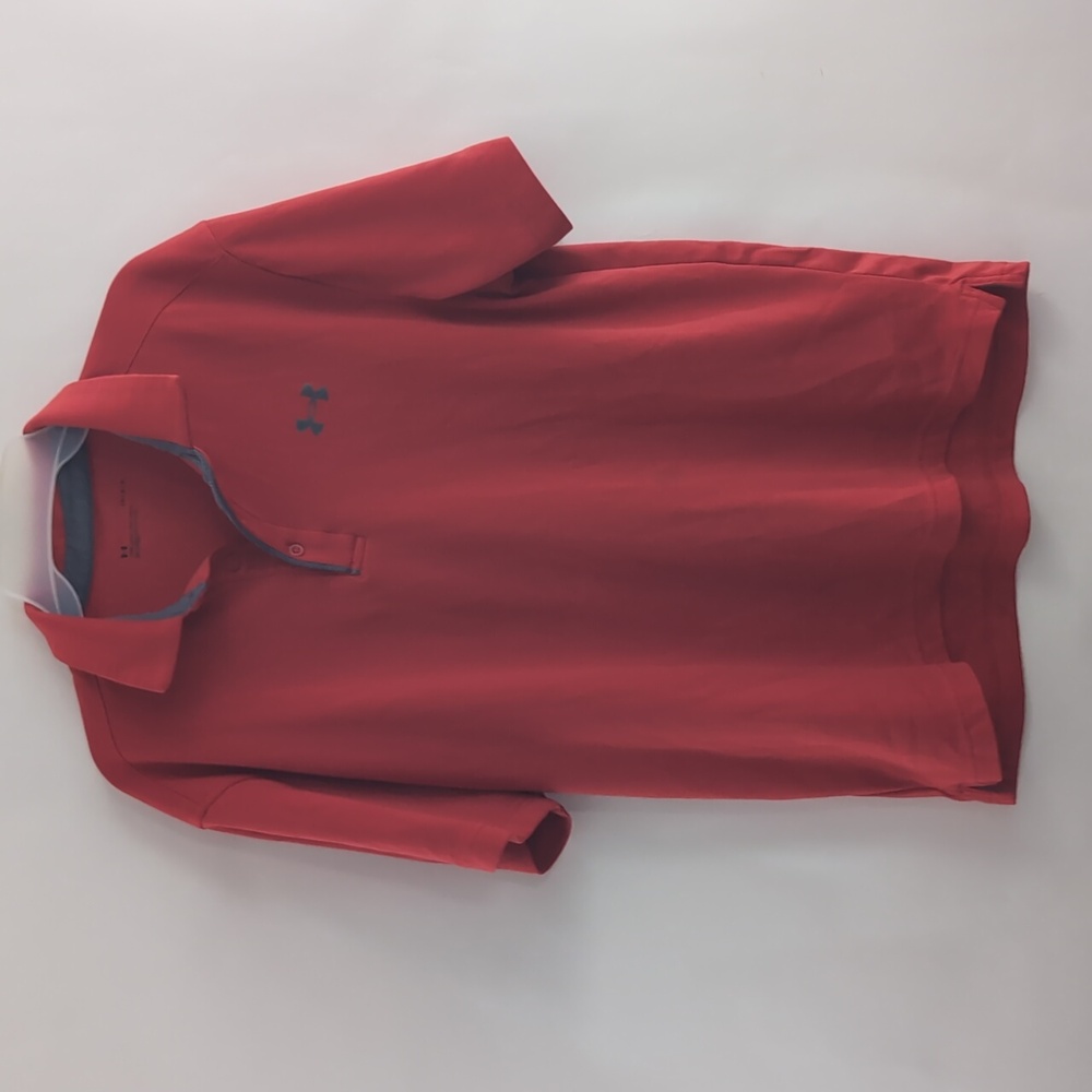 Under Armour Men's Polo Shirt in Red Size Large